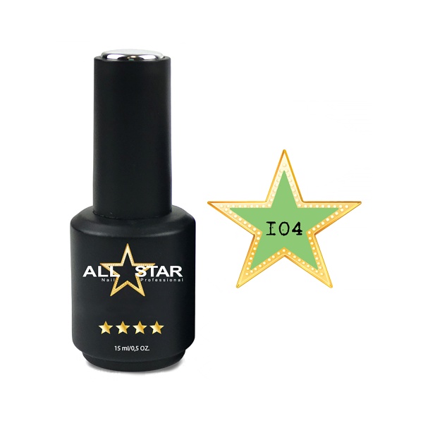 All Star Гель-лак, №104 Texas фисташковый, 10 мл купить - 0
