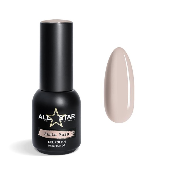 All Star Гель-лак, №173 Santa Rosa бежево-розовый, 10 мл купить - 0