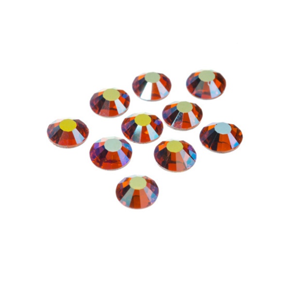 Irisk Professional Стразы Swarovski, цветные, круглые, SS16, 056 №73 AB, 10 шт купить - 0