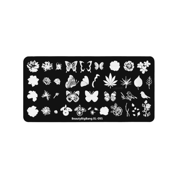 Irisk Professional Трафарет для стемпинга металлический, 6 x 12 см 161 XL-095^ купить - 0