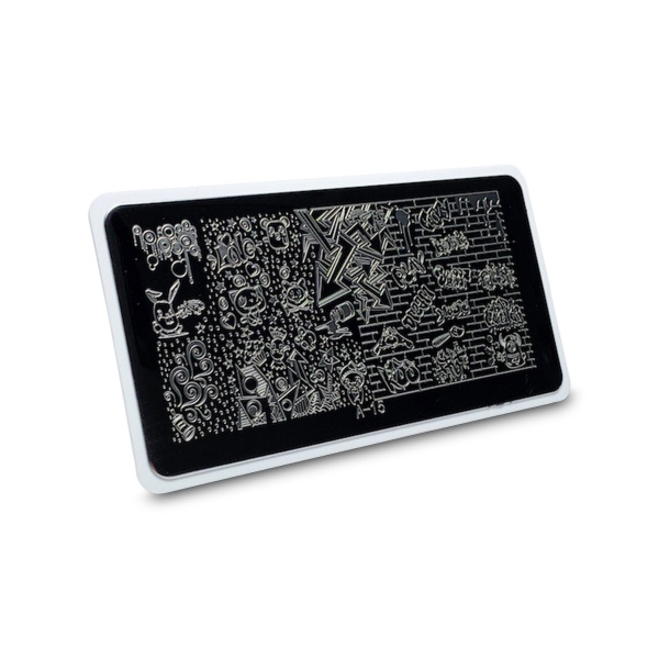 Aeropuffing Пластина для стемпинга Stamping Plate, A-15 граффити купить - 0