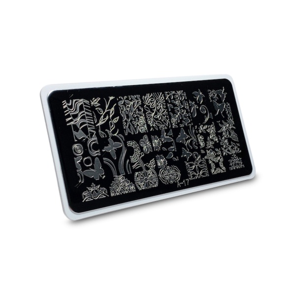 Aeropuffing Пластина для стемпинга Stamping Plate, A-17 микс принтов 1 купить - 0