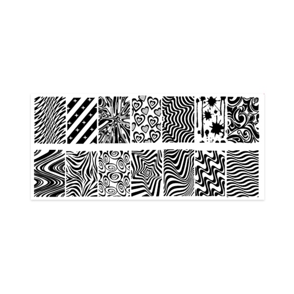 Aeropuffing Пластина для стемпинга Stamping Plate, A-19 иллюзии купить - 0