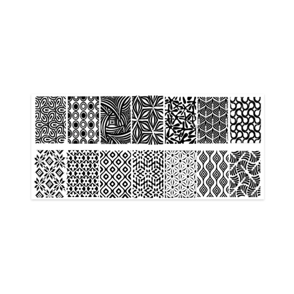 Aeropuffing Пластина для стемпинга Stamping Plate, A-20 оптический принт купить - 0