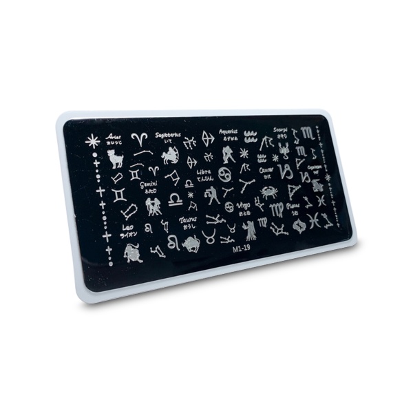Aeropuffing Пластина для стемпинга Stamping Plate, M1-19 созвездия купить - 0