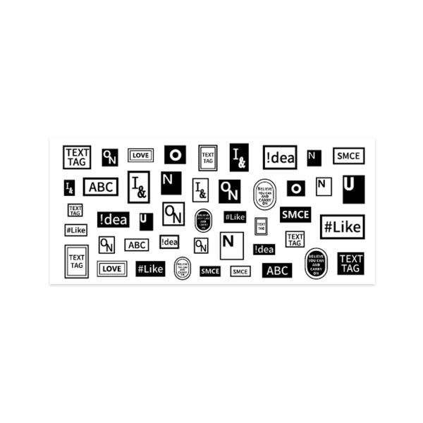 Aeropuffing Пластина для стемпинга Stamping Plate, M1-3 текст купить - 0