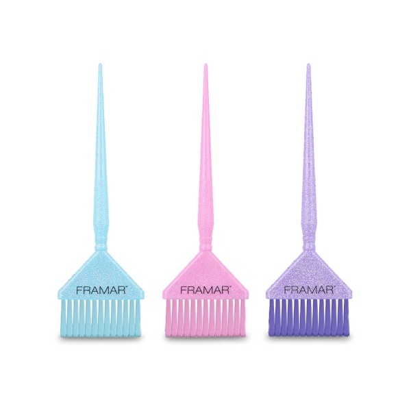 Framar Широкие кисти для окрашивания 2000-е Y2K - Big Daddy Brush Set, 3 шт купить - 0