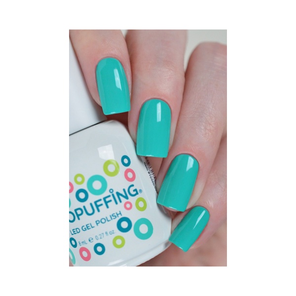 Aeropuffing Гель-лак Led Gel Polish, №004 бирюзовая эмаль, 8 мл купить - 0