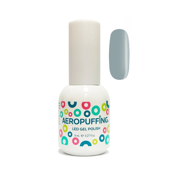 Aeropuffing Гель-лак Led Gel Polish, №008 дымчато-серая эмаль, 8 мл купить - 0