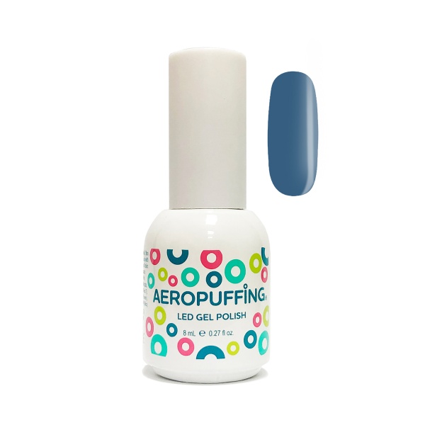 Aeropuffing Гель-лак Led Gel Polish, №011 небесно-голубая эмаль, 8 мл купить - 0
