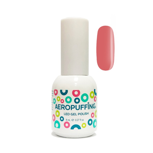 Aeropuffing Гель-лак Led Gel Polish, №015 лососево-розовая эмаль, 8 мл купить - 0