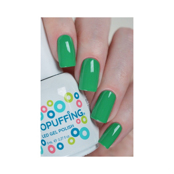 Aeropuffing Гель-лак Led Gel Polish, №016 классическая зеленая эмаль, 8 мл купить - 0
