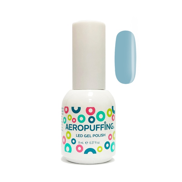 Aeropuffing Гель-лак Led Gel Polish, №017 светло-голубая эмаль, 8 мл купить - 0