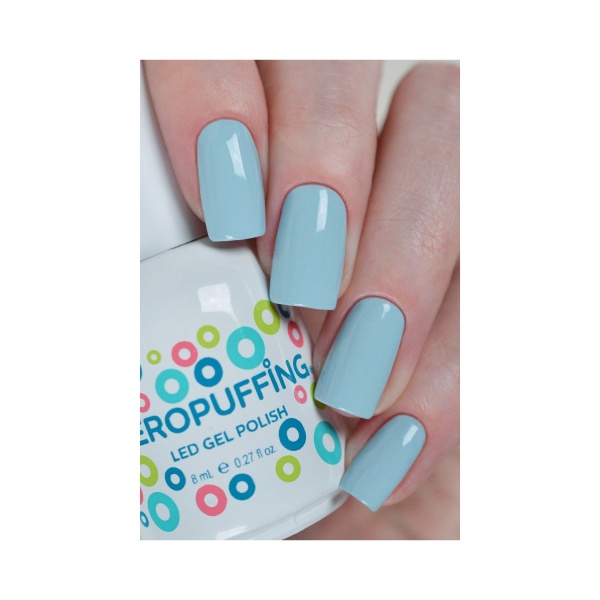 Aeropuffing Гель-лак Led Gel Polish, №017 светло-голубая эмаль, 8 мл купить - 0