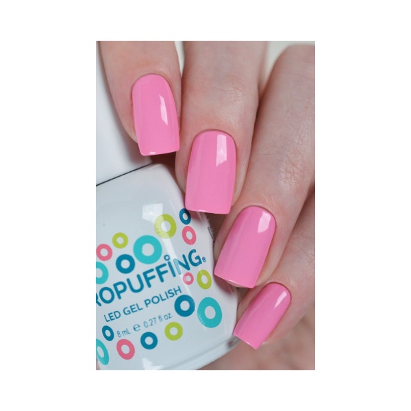 Aeropuffing Гель-лак Led Gel Polish, №019 ярко-розовая эмаль, 8 мл купить - 0