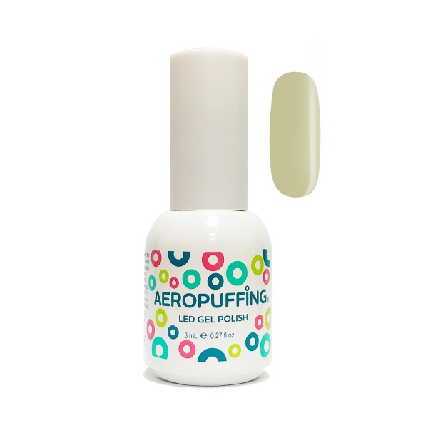 Aeropuffing Гель-лак Led Gel Polish, №021 ванильно-желтая эмаль, 8 мл купить - 0