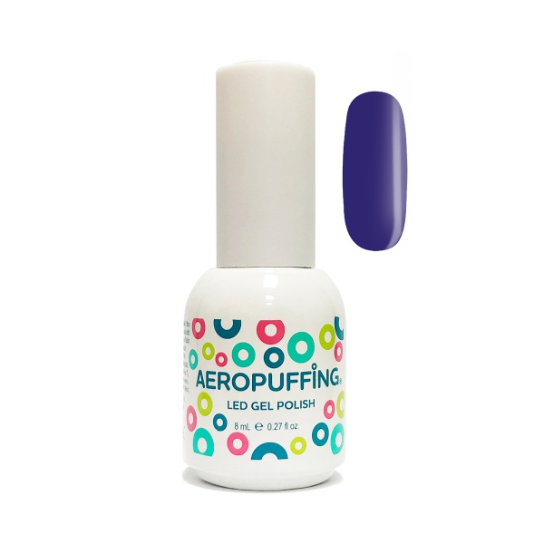 Aeropuffing Гель-лак Led Gel Polish, №029 темно-фиолетовая эмаль, 8 мл купить - 0