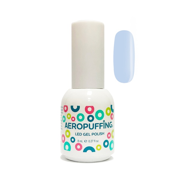 Aeropuffing Гель-лак Led Gel Polish, №033 вересково-голубая эмаль, 8 мл купить - 0