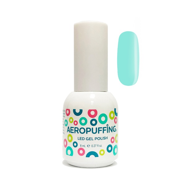 Aeropuffing Гель-лак Led Gel Polish, №035 мятная эмаль, 8 мл купить - 0