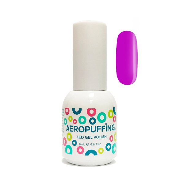 Aeropuffing Гель-лак неоновый Led Gel Polish, №038 фиолетовый неон, 8 мл купить - 0