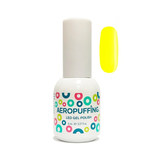 Aeropuffing Гель-лак неоновый Led Gel Polish, №039 лимонный неон, 8 мл купить - 0