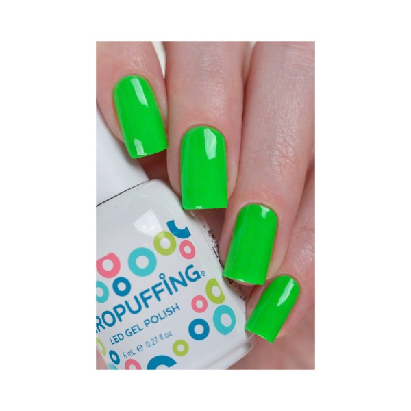Aeropuffing Гель-лак неоновый Led Gel Polish, №040 зеленый неон, 8 мл купить - 0