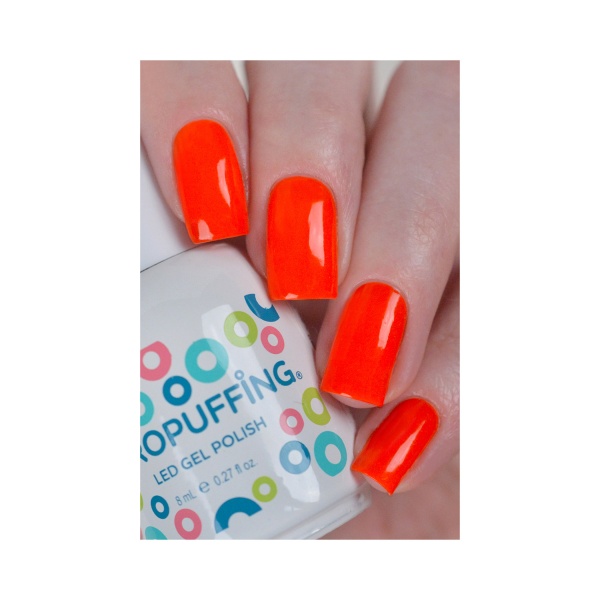 Aeropuffing Гель-лак неоновый Led Gel Polish, №041 коралловый неон, 8 мл купить - 0