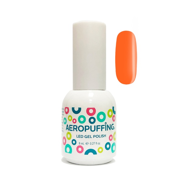 Aeropuffing Гель-лак неоновый Led Gel Polish, №042 оранжевый неон, 8 мл купить - 0