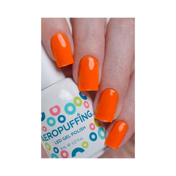 Aeropuffing Гель-лак неоновый Led Gel Polish, №042 оранжевый неон, 8 мл купить - 0