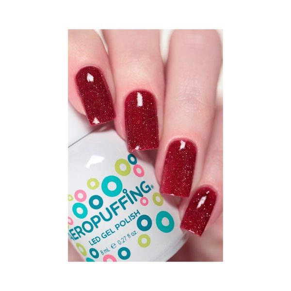 Aeropuffing Гель-лак светоотражающий Led Gel Polish, №045 малиновый, 8 мл купить - 0