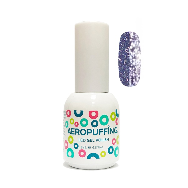 Aeropuffing Гель-лак светоотражающий Led Gel Polish, №046 серо-голубой, 8 мл купить - 0