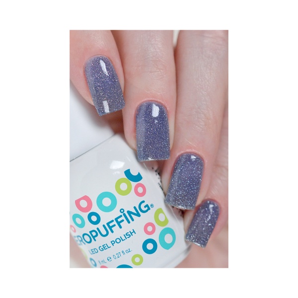 Aeropuffing Гель-лак светоотражающий Led Gel Polish, №046 серо-голубой, 8 мл купить - 0