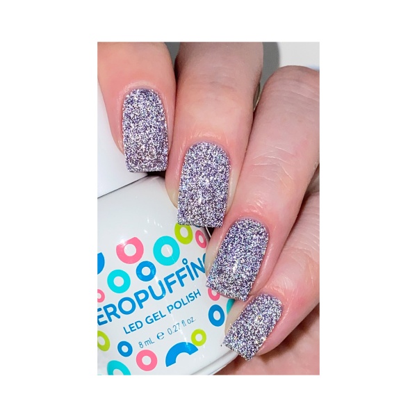 Aeropuffing Гель-лак светоотражающий Led Gel Polish, №046 серо-голубой, 8 мл купить - 0