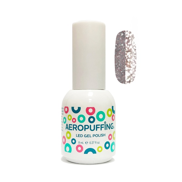Aeropuffing Гель-лак светоотражающий Led Gel Polish, №048 серо-серебристый, 8 мл купить - 0