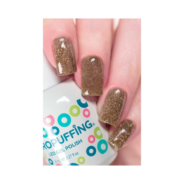 Aeropuffing Гель-лак светоотражающий Led Gel Polish, №049 темно-золотой, 8 мл купить - 0