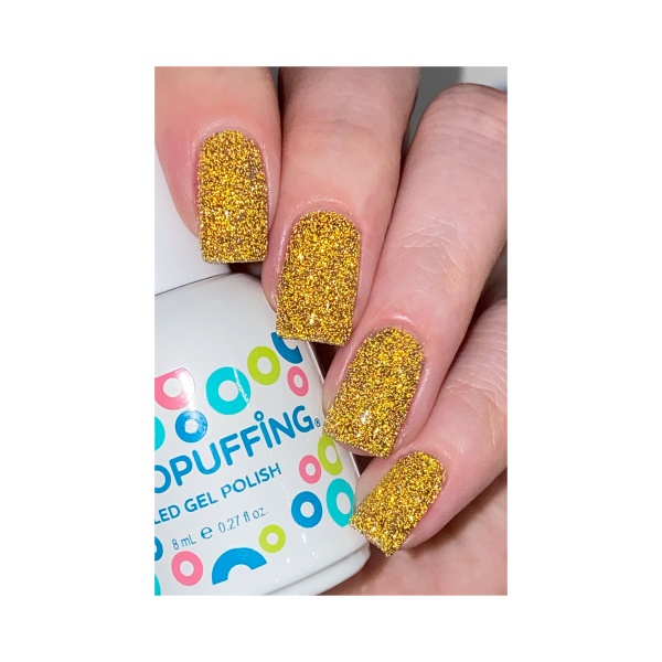 Aeropuffing Гель-лак светоотражающий Led Gel Polish, №049 темно-золотой, 8 мл купить - 0