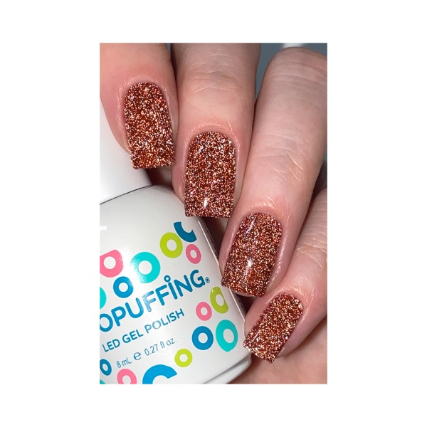 Aeropuffing Гель-лак светоотражающий Led Gel Polish, №050 коричневый, 8 мл купить - 0