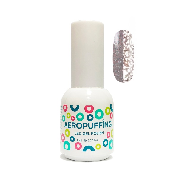 Aeropuffing Гель-лак светоотражающий Led Gel Polish, №051 серебристый, 8 мл купить - 0