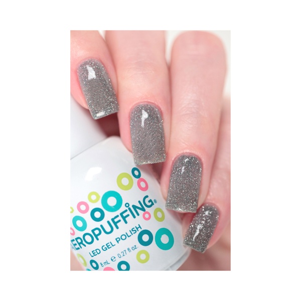 Aeropuffing Гель-лак светоотражающий Led Gel Polish, №051 серебристый, 8 мл купить - 0