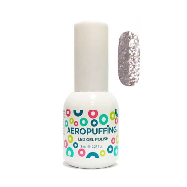 Aeropuffing Гель-лак светоотражающий Led Gel Polish, №053 серебристый, 8 мл купить - 0