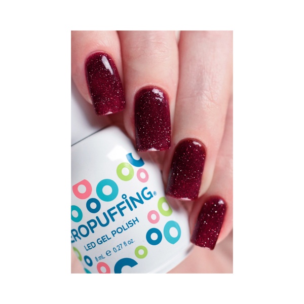 Aeropuffing Гель-лак светоотражающий Led Gel Polish, №054 вишневый, 8 мл купить - 0