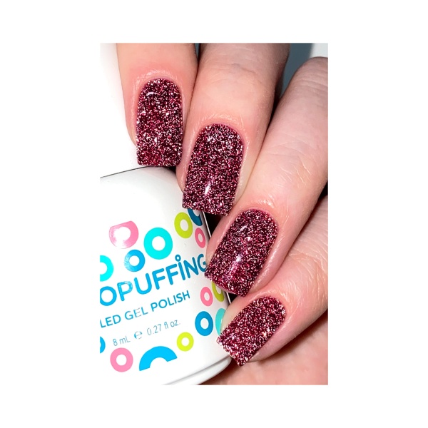 Aeropuffing Гель-лак светоотражающий Led Gel Polish, №054 вишневый, 8 мл купить - 0