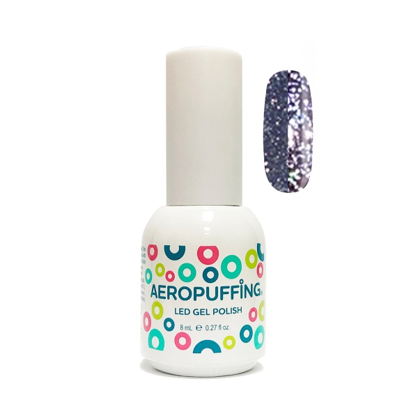 Aeropuffing Гель-лак светоотражающий Led Gel Polish, №055 темно-серый, 8 мл купить - 0