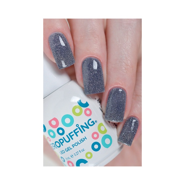 Aeropuffing Гель-лак светоотражающий Led Gel Polish, №055 темно-серый, 8 мл купить - 0
