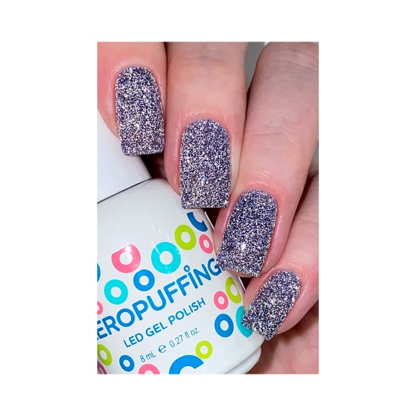 Aeropuffing Гель-лак светоотражающий Led Gel Polish, №055 темно-серый, 8 мл купить - 0