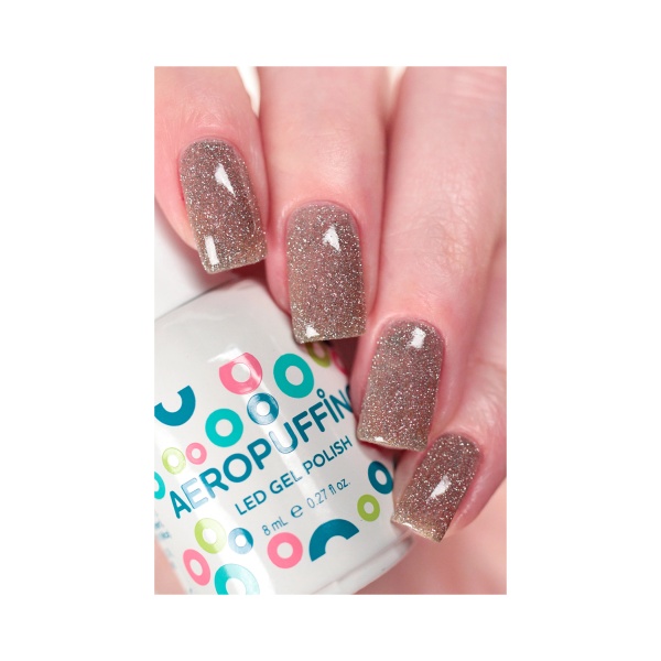 Aeropuffing Гель-лак светоотражающий Led Gel Polish, №056 бежевый, 8 мл купить - 0