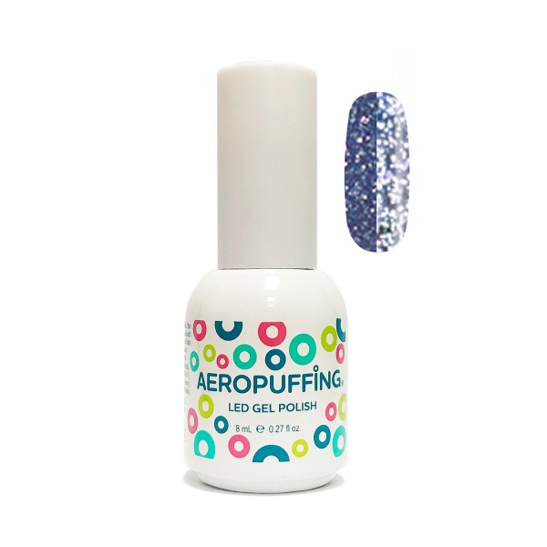 Aeropuffing Гель-лак светоотражающий Led Gel Polish, №058 серо-синий, 8 мл купить - 0
