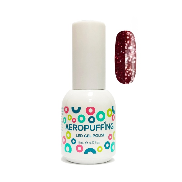 Aeropuffing Гель-лак светоотражающий Led Gel Polish, №059 красно-бордовый, 8 мл купить - 0