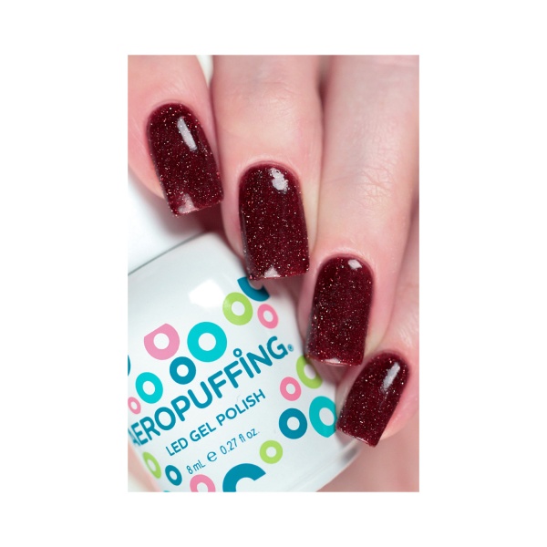 Aeropuffing Гель-лак светоотражающий Led Gel Polish, №059 красно-бордовый, 8 мл купить - 0