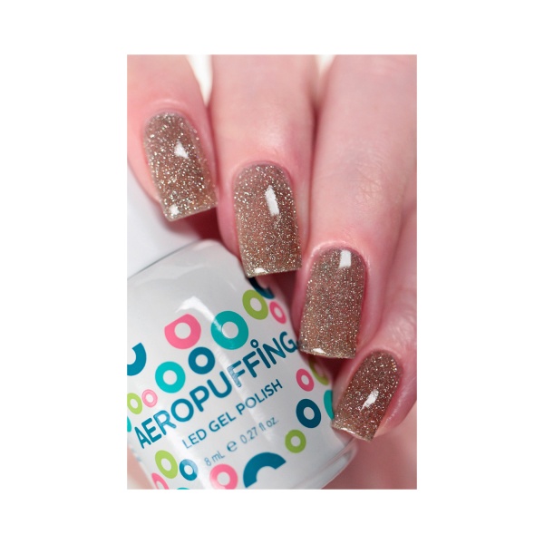 Aeropuffing Гель-лак светоотражающий Led Gel Polish, №060 светло-бежевый, 8 мл купить - 0